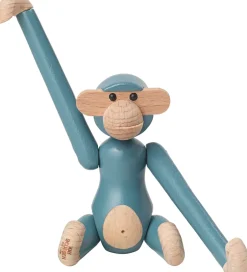 Pyntefigurer*Kay Bojesen Træfigur - Abe - Mini - Vintage Blå