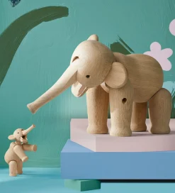 Pyntefigurer*Kay Bojesen Træfigur - Elefant - Stor - 22 cm - Eg