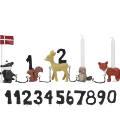 Fødselsdagstoge*Kids by Friis Fødselsdagstog - Skovdyr m. 11 Tal