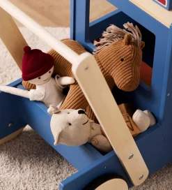 Gåvogne*Kids Concept Gåvogn - Træ - Lastbil - Aiden - Blå