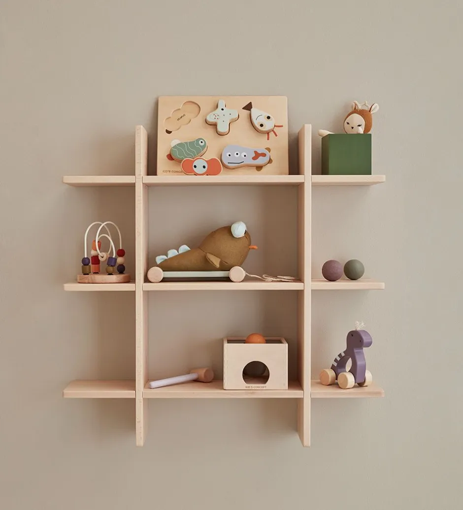 Hylder*Kids Concept Hylde - 70x70 cm - Saga Blonde - Træ