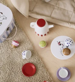Trælegetøj|Rolleleg*Kids Concept Kaffestel - Træ - Hvid/Rød m. Mumitrolde