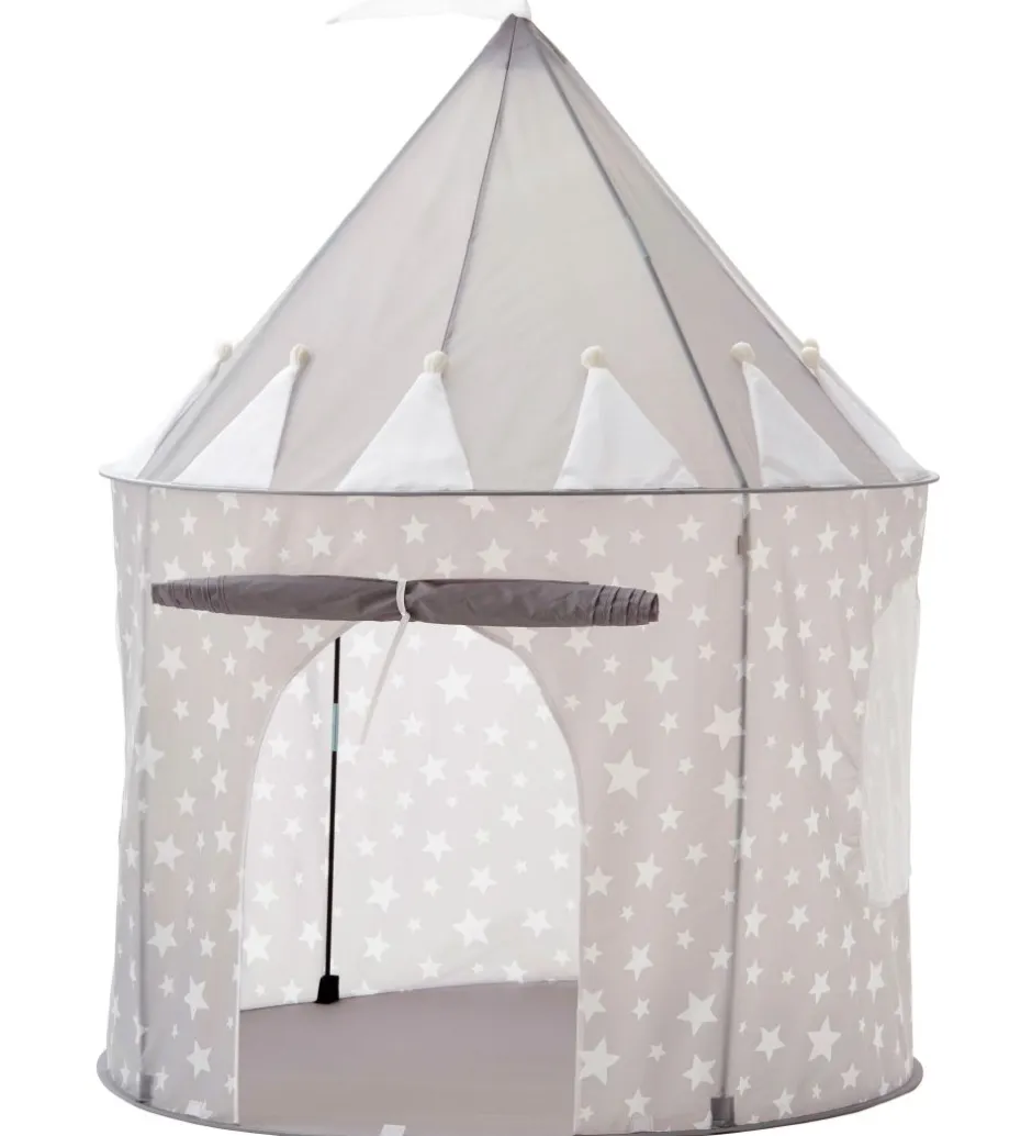 Legetelte|Legetelte*Kids Concept Legetelt - 100x130 cm - Grå m. Stjerner