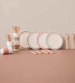 Legekøkken Og Legemøbel*Kids Concept Spisestel - Bistro - Træ/Hvid