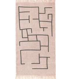 Legetæpper Og Legegulve*Kids Concept Tæppe - Geometrisk - Rosa