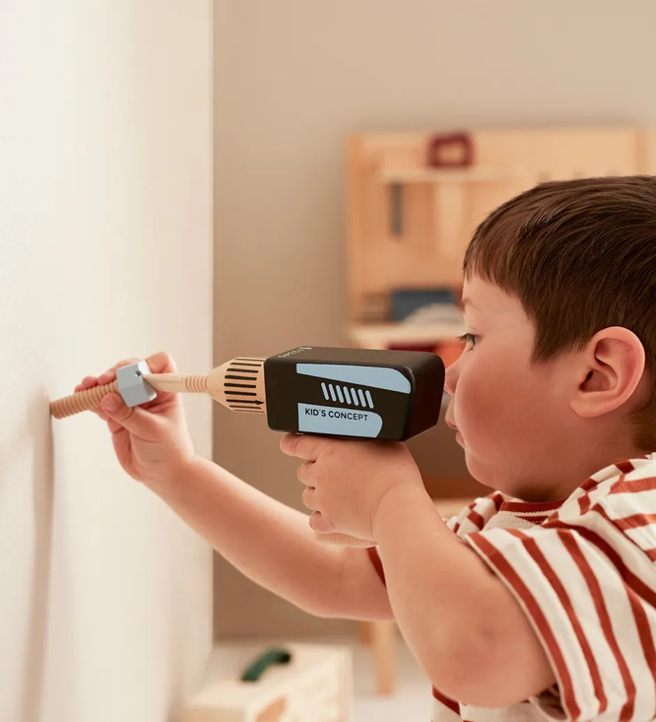 Kids Concept Trælegetøj - Værktøjskuffert - Træ