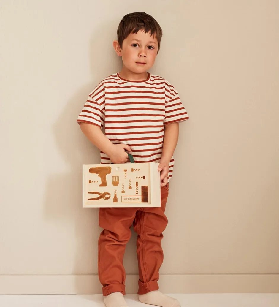 Kids Concept Trælegetøj - Værktøjskuffert - Træ