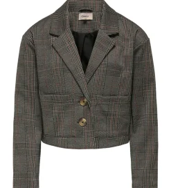 Konfirmationstøj|Jakkesæt Og Blazers*Kids Only Blazer - KogFine - Seal Brown/Libra Checks