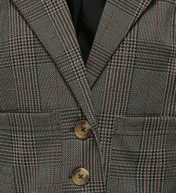 Konfirmationstøj|Jakkesæt Og Blazers*Kids Only Blazer - KogFine - Seal Brown/Libra Checks