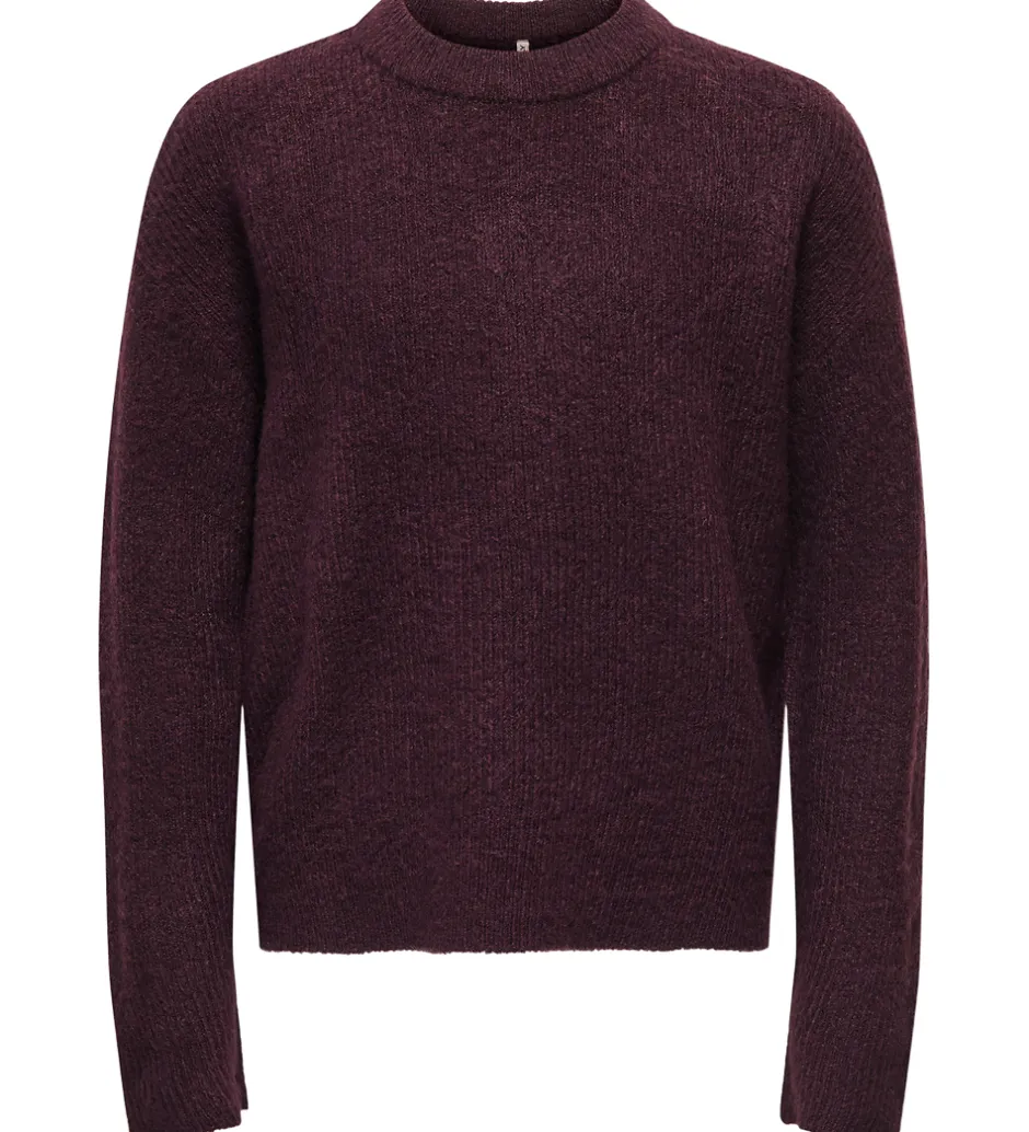 Børn Kids Only Bluse - Strik - KogCamilla - Winetasting/Melange