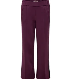Kids Only Bukser - KogWarm - Mauve Wine/Panel White/Blac