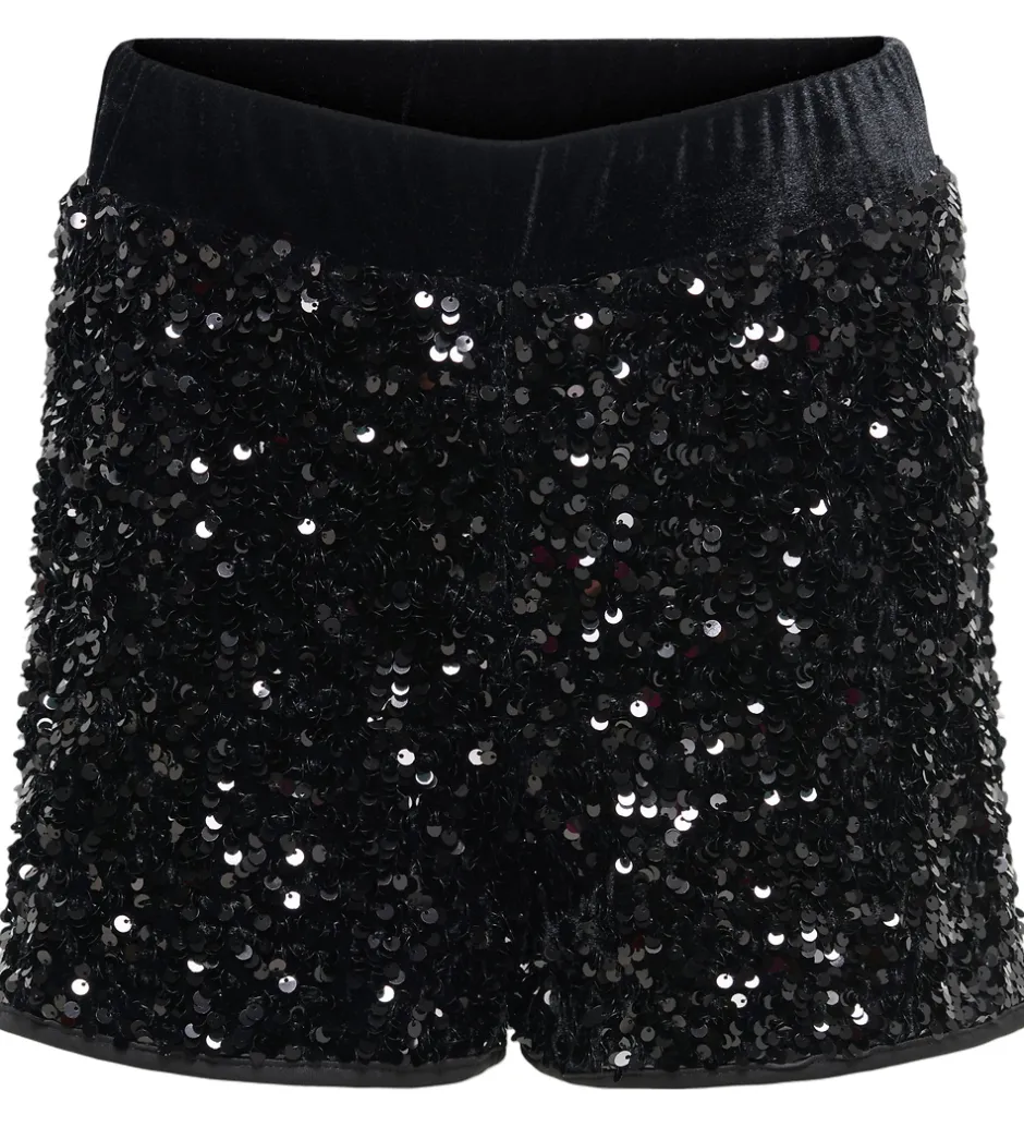 Shorts Og Knickers*Kids Only Shorts - KogConfidence - Sort m. Palietter