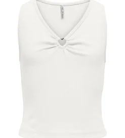 Børn Kids Only Top - KogNessa - Rib - Cloud Dancer