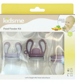 KidsMe Food Feedere - Startpakke - M/L - Plum