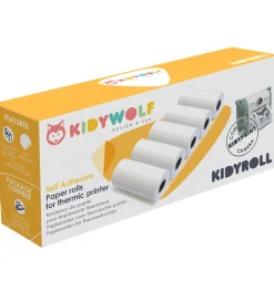Børnekamera*Kidywolf Fotopapir Til Printer - Kidyprint - Selvklæbende