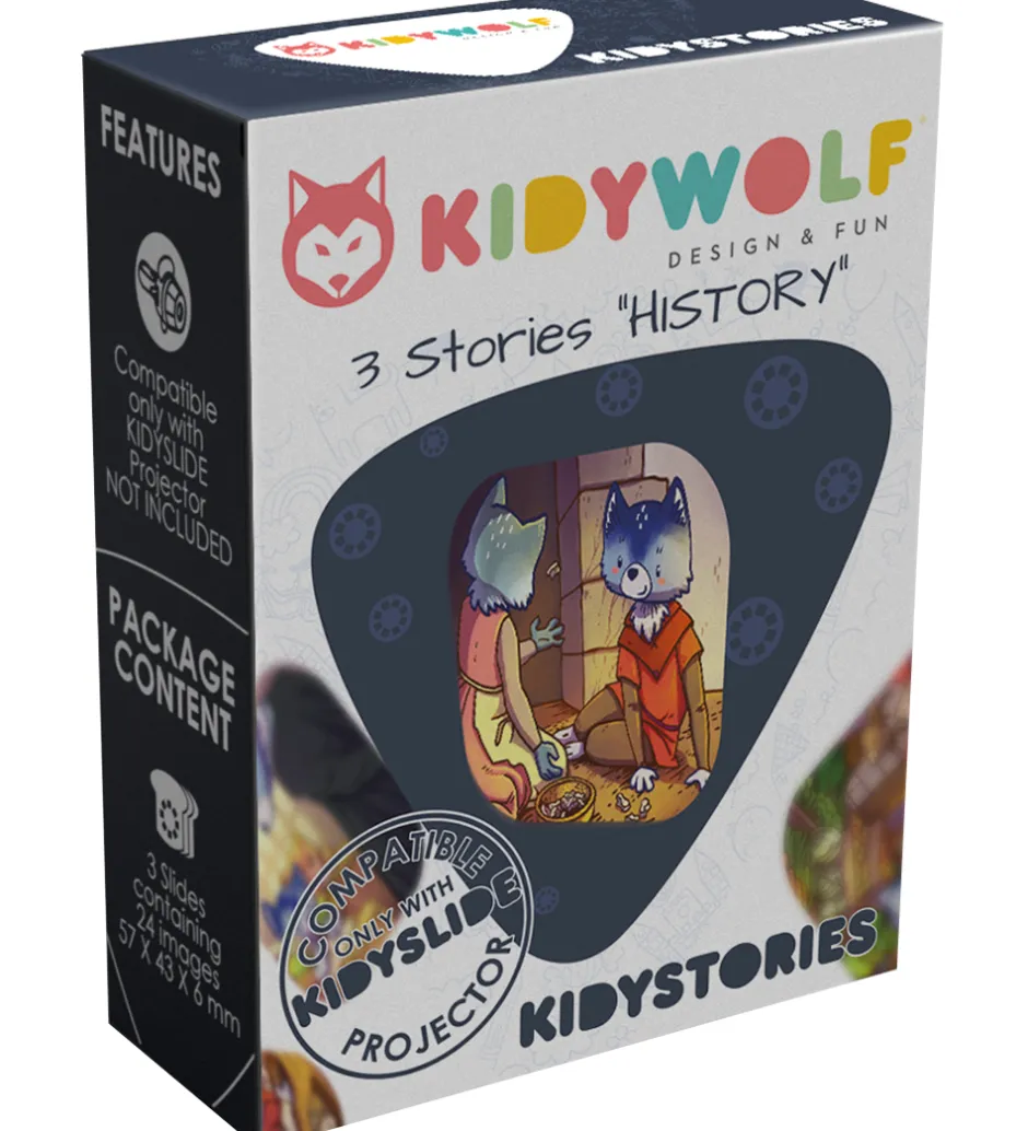 Lommelygter*Kidywolf Historie - Til Lommelygte - History - Kidystories