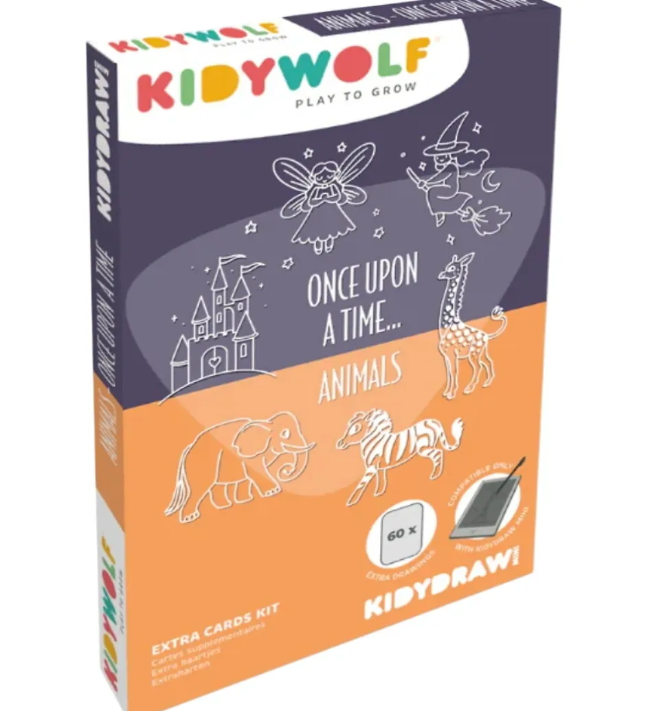 Kreasæt*Kidywolf Refill Tegnemotiver - 60 motiver - Once Upon A Time/Ani