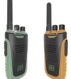 Walkie Talkies*Kidywolf Walkie Talkie - 2 stk. - Kidytalk - Grøn/Orange