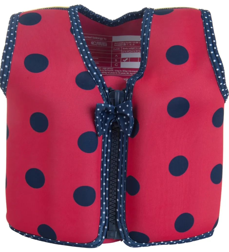 Svømmeveste*Konfidence Svømmevest - Original - Ladybird Polka