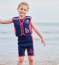 Svømmeveste*Konfidence Svømmevest - Original - Navy Hibiscus