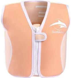 Svømmeveste*Konfidence Svømmevest - UV50+ - Rose/Gul