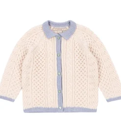 Børn Konges Sløjd Cardigan - Emma - Uld - Strik - Off White