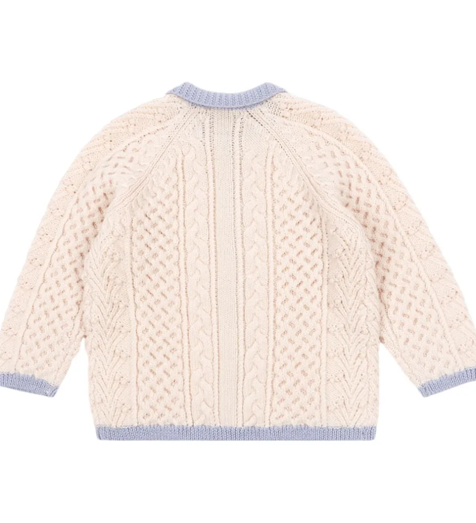 Børn Konges Sløjd Cardigan - Emma - Uld - Strik - Off White