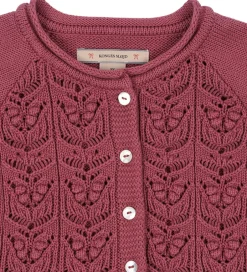 Striktrøjer*Konges Sløjd Cardigan - Strik - Cabby - Deco Rose