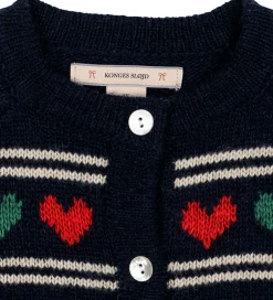 Cardigans*Konges Sløjd Cardigan - Uld/Polyamid - Belou - Heart