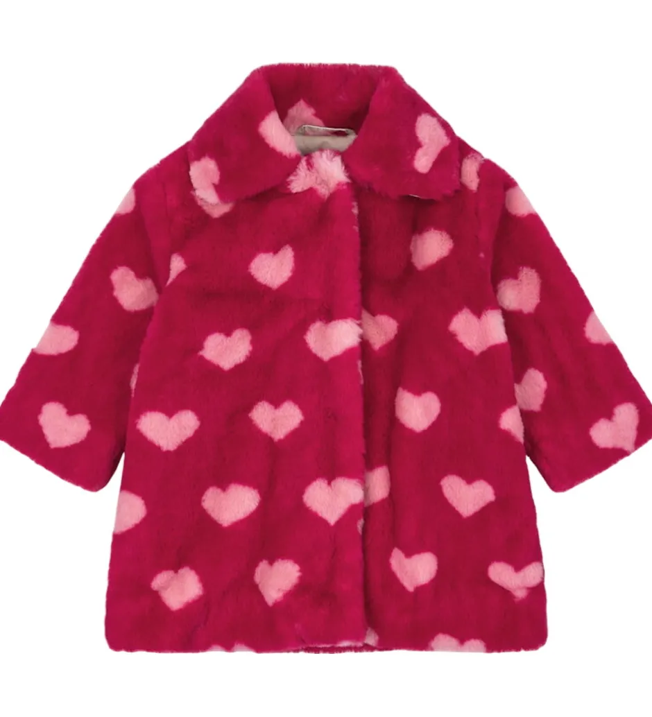 Fleece*Konges Sløjd Fleecefrakke - Fuzzie - Amour Jazzy