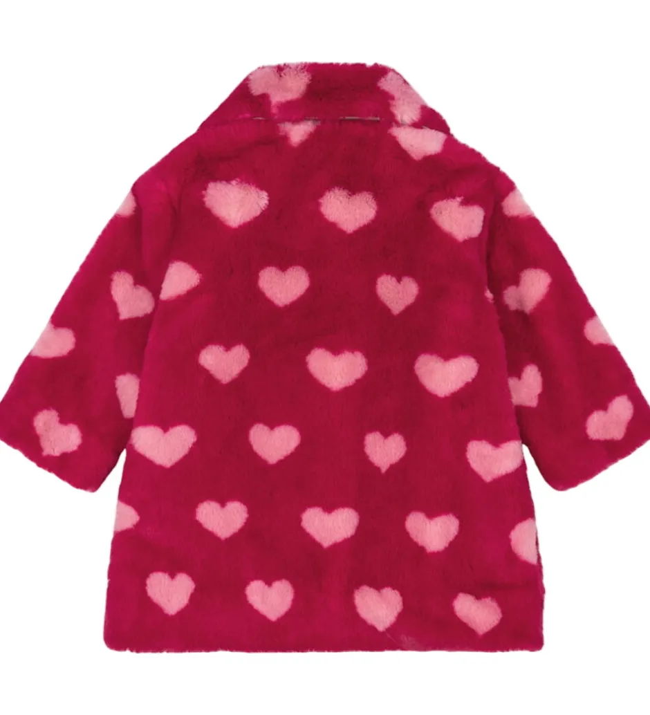 Fleece*Konges Sløjd Fleecefrakke - Fuzzie - Amour Jazzy