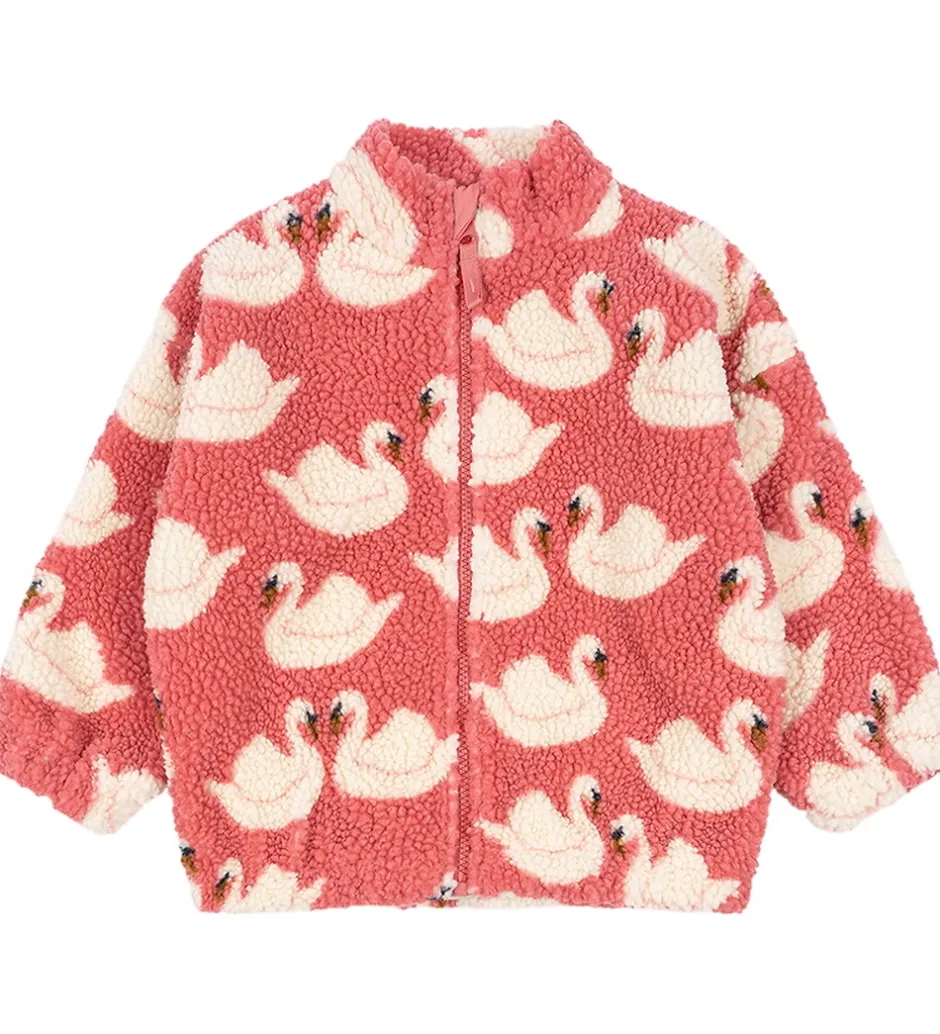 Fleece*Konges Sløjd Fleecejakke - Jody - Swan Candy