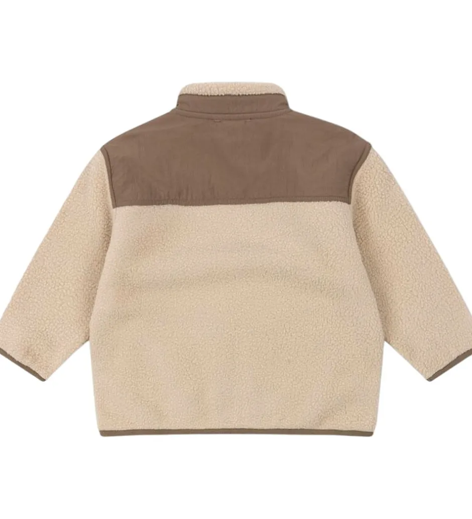 Børn Konges Sløjd Fleecejakke - Flynn - Oxford Tan