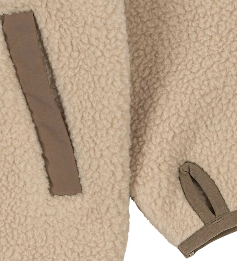 Børn Konges Sløjd Fleecejakke - Flynn - Oxford Tan