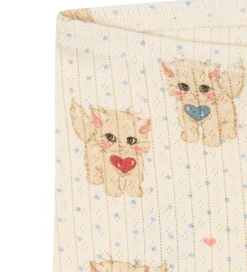Leggings*Konges Sløjd Leggings - Minnie - Miao Amore m. Hulmønster