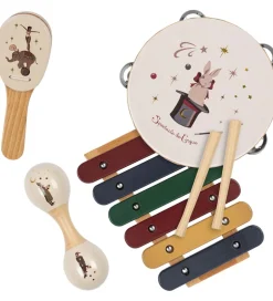 Musikinstrumenter*Konges Sløjd Musikinstrumenter - Træ - 4 Dele - Circus
