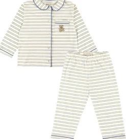 Børn Konges Sløjd Nattøj - Pio - Indigo Butter Stripe