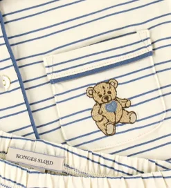 Børn Konges Sløjd Nattøj - Pio - Indigo Butter Stripe