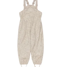 Regntøj*Konges Sløjd Regntøj m. Seler/Fleece - PU - Rainy Palme - Milk T