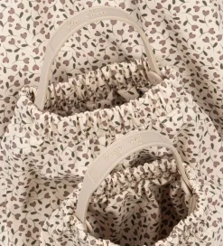 Regntøj*Konges Sløjd Regntøj m. Seler/Fleece - PU - Rainy Palme - Milk T