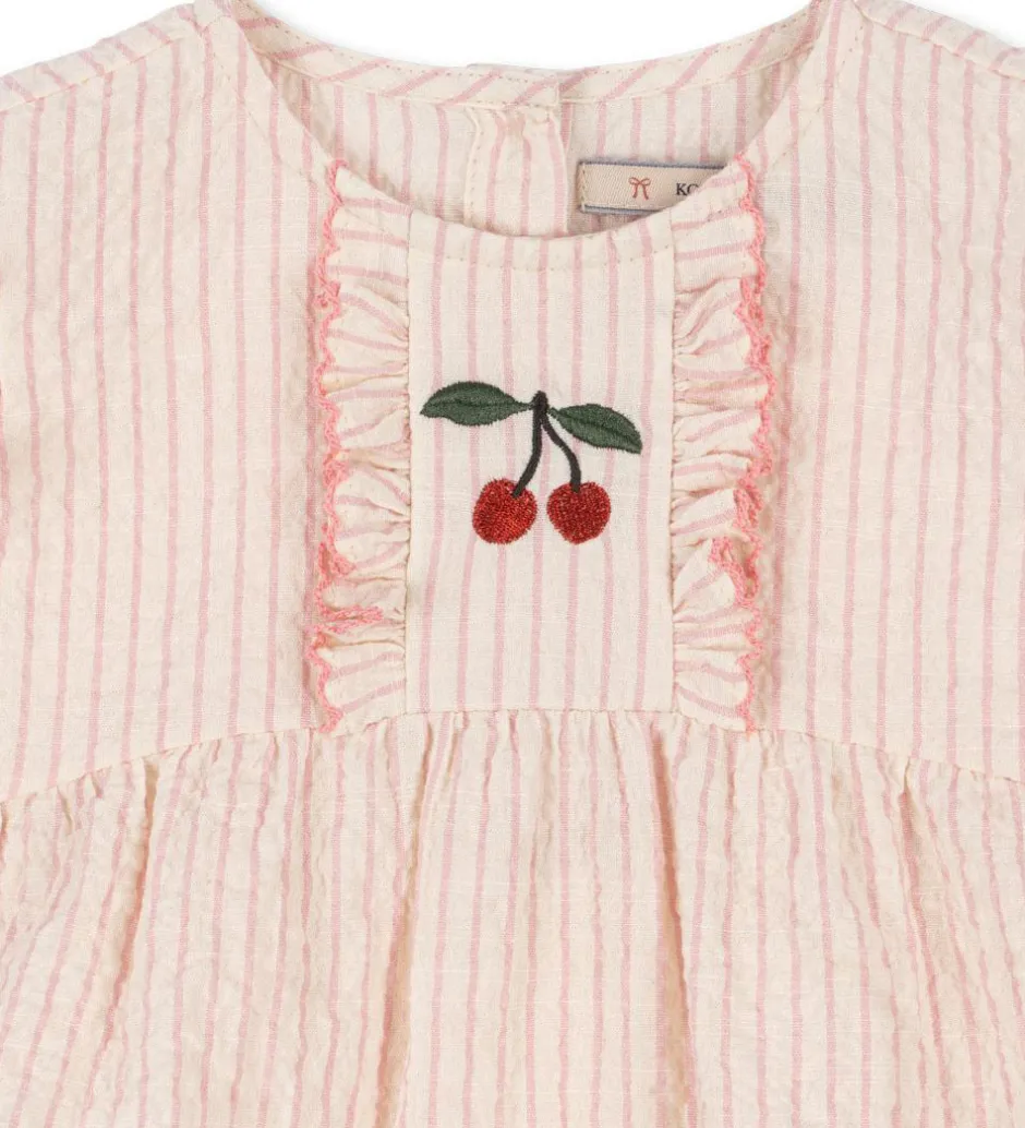 Sommerdragter*Konges Sløjd Sommerdragt - Ellie - Peony Stripe