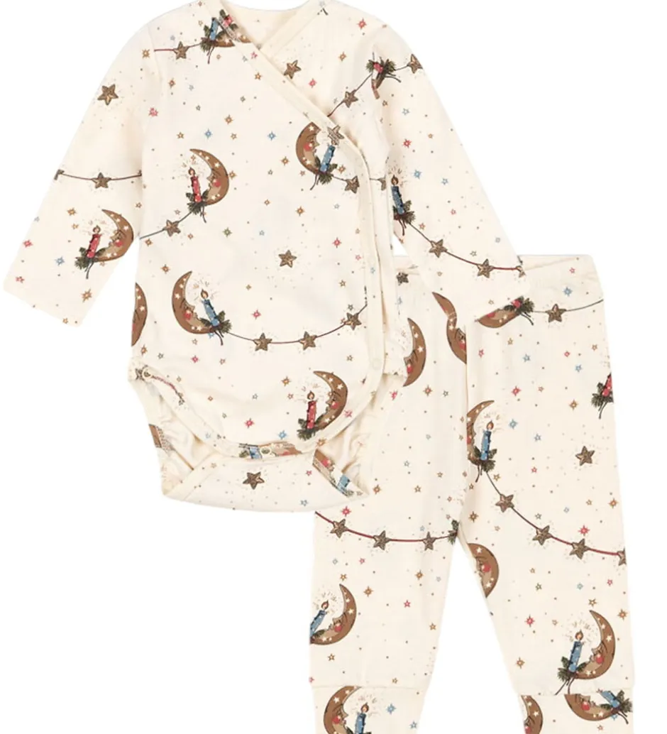 Leggings|Bodyer*Konges Sløjd Sæt - Slå-om Body l/æ/Leggings - Luna
