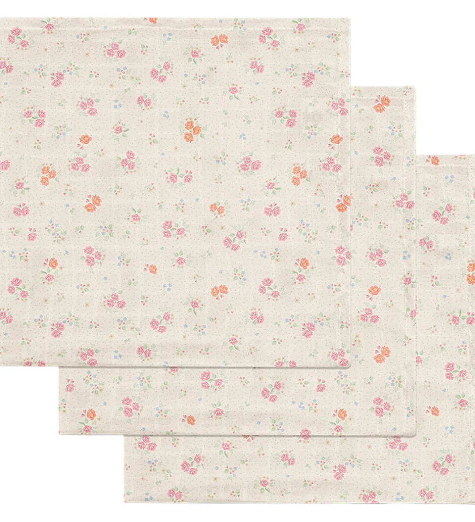 Stofbleer|Pusletid*Konges Sløjd Stofbleer - 65x65 cm - 3-pak - Nonoka