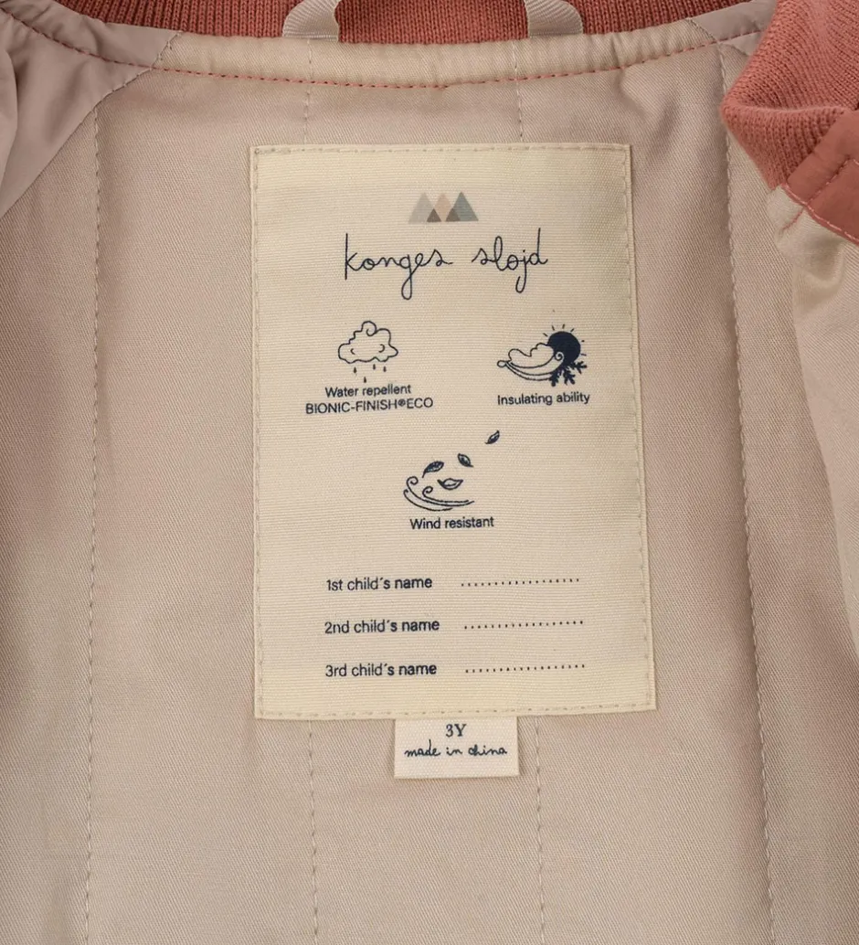 Børn Konges Sløjd Termojakke - Juno Bomber - Canyon Rose