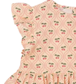 Børn Konges Sløjd Top - Musselin - Coco - Cherry Pink Motif