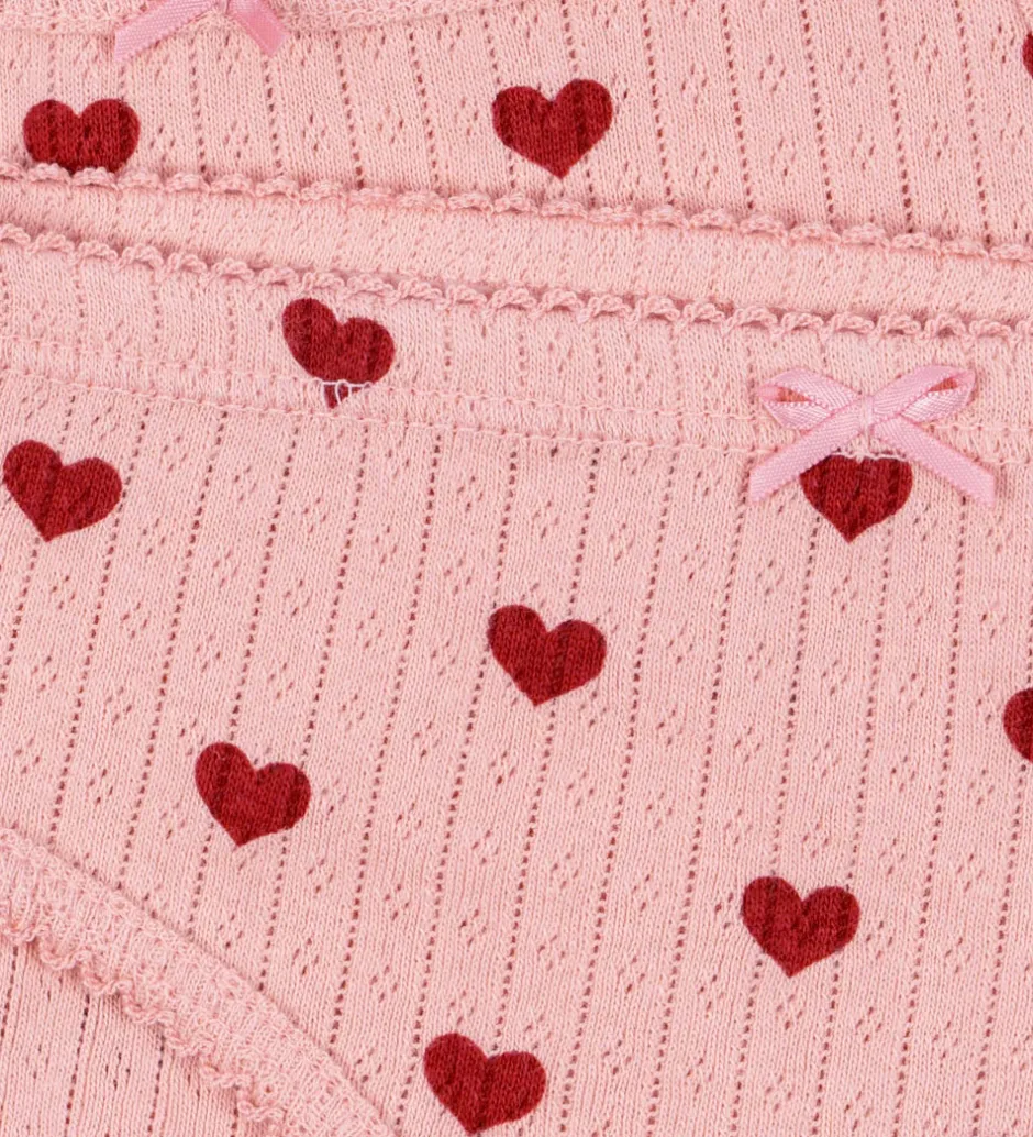 Undertøj*Konges Sløjd Undertøj - Minnie - Amour Rouge m. Hulmønster