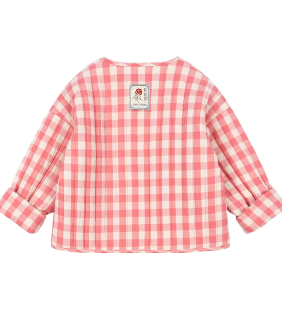 Børn Konges Sløjd x Rosie H-W Termojakke - Peach Blossom Check
