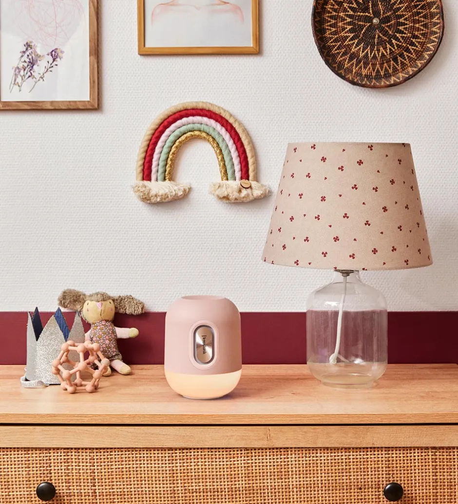 Kreafunk Højtaler m. Lampe - Bluetooth - Glowie - Dusty Rose