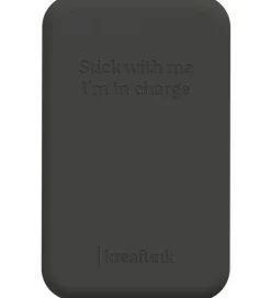 Powerbanks*Kreafunk Oplader - toCHARGE QI - Sort