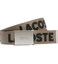 Bælter*Lacoste Bælte - Jaquard Webbing - Morel Noir